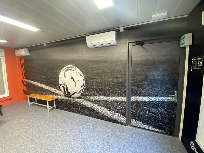 pared cabina modular algeco